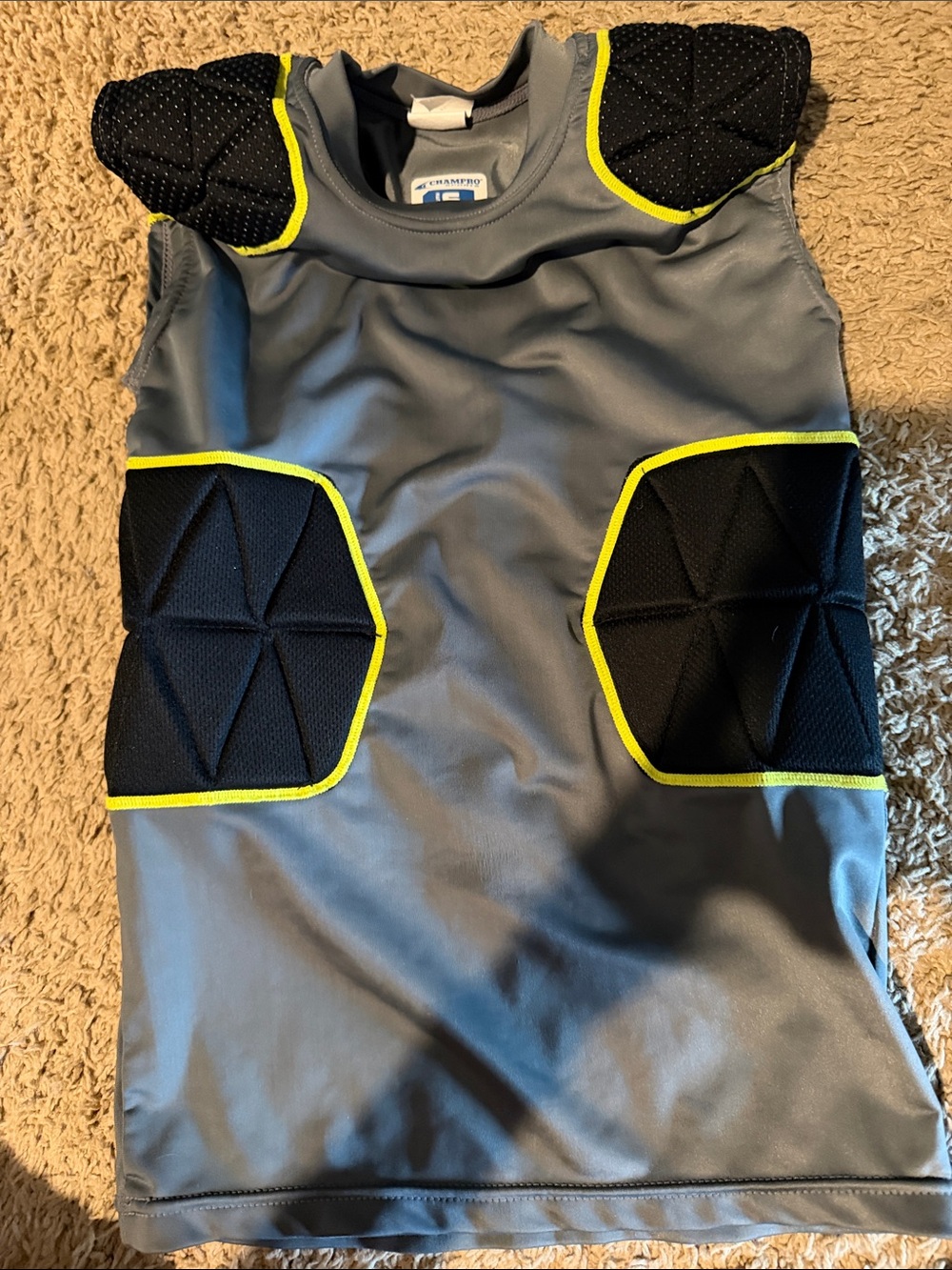 Champro sports youth small padded football Shirt shirt